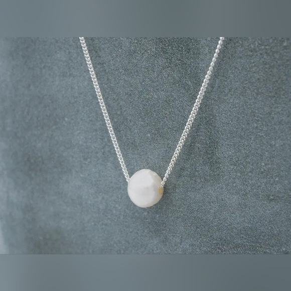 ♥️ READY TO MINGLE STERLING SILVER NECKLACE - Picture 1 of 6